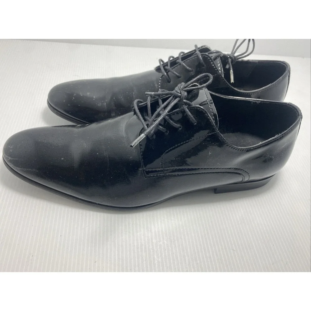 Aldo Men's Patent Leather Oxford Dress Shoes – Size 9.5 —F